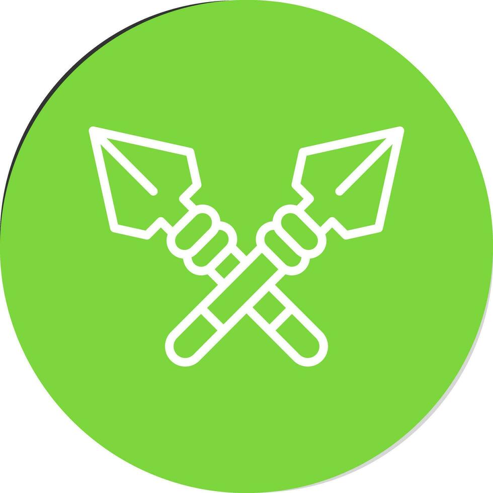 Spear Vector Icon Design