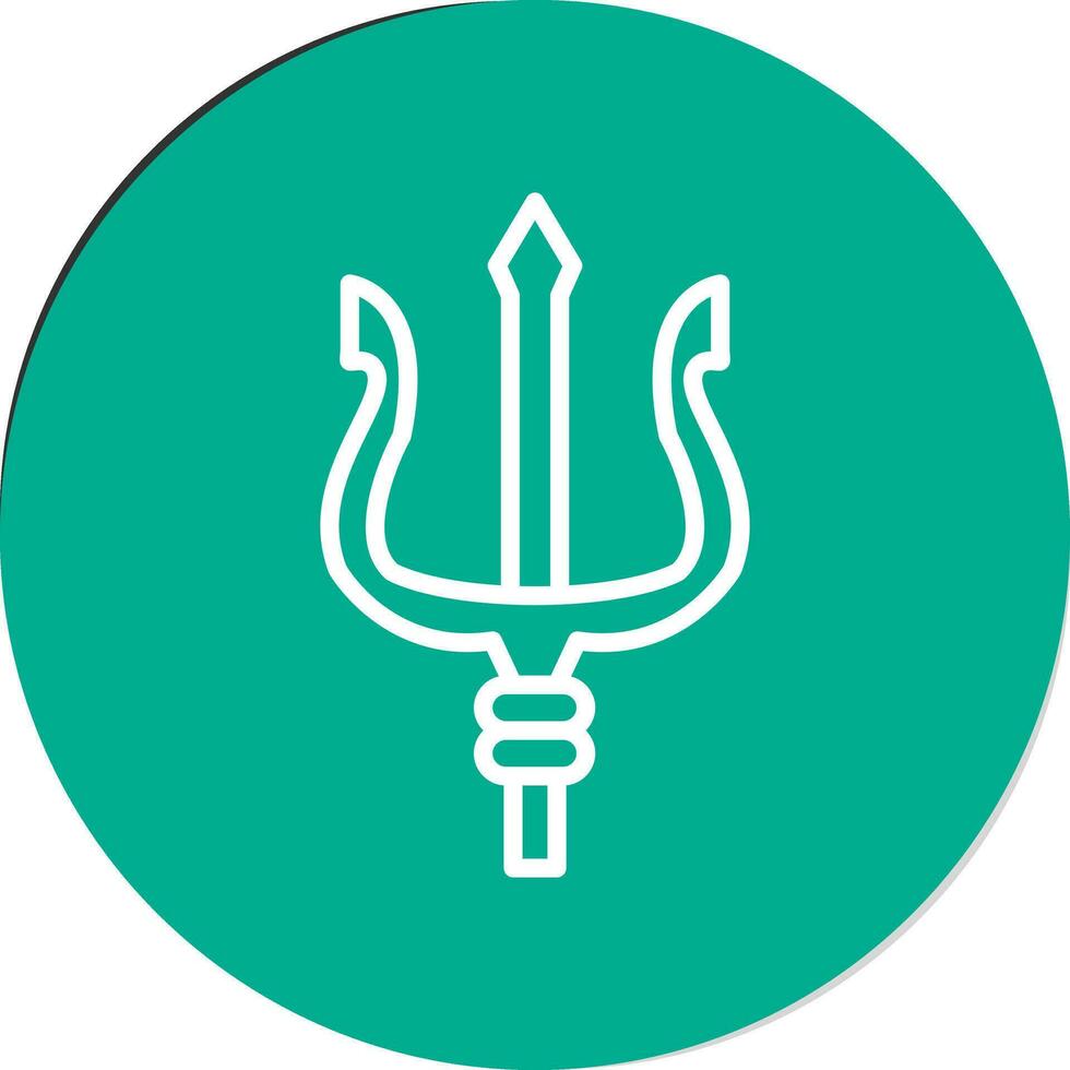 Trident Vector Icon Design