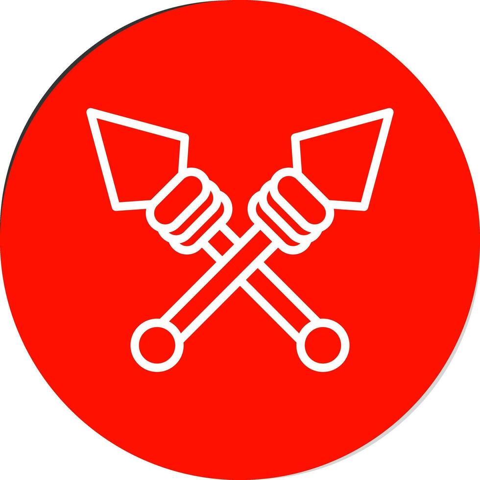 Spear Vector Icon Design