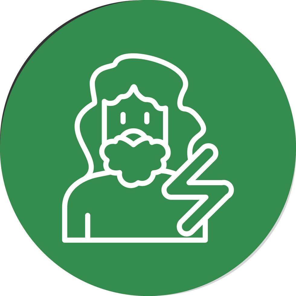 Zeus Vector Icon Design