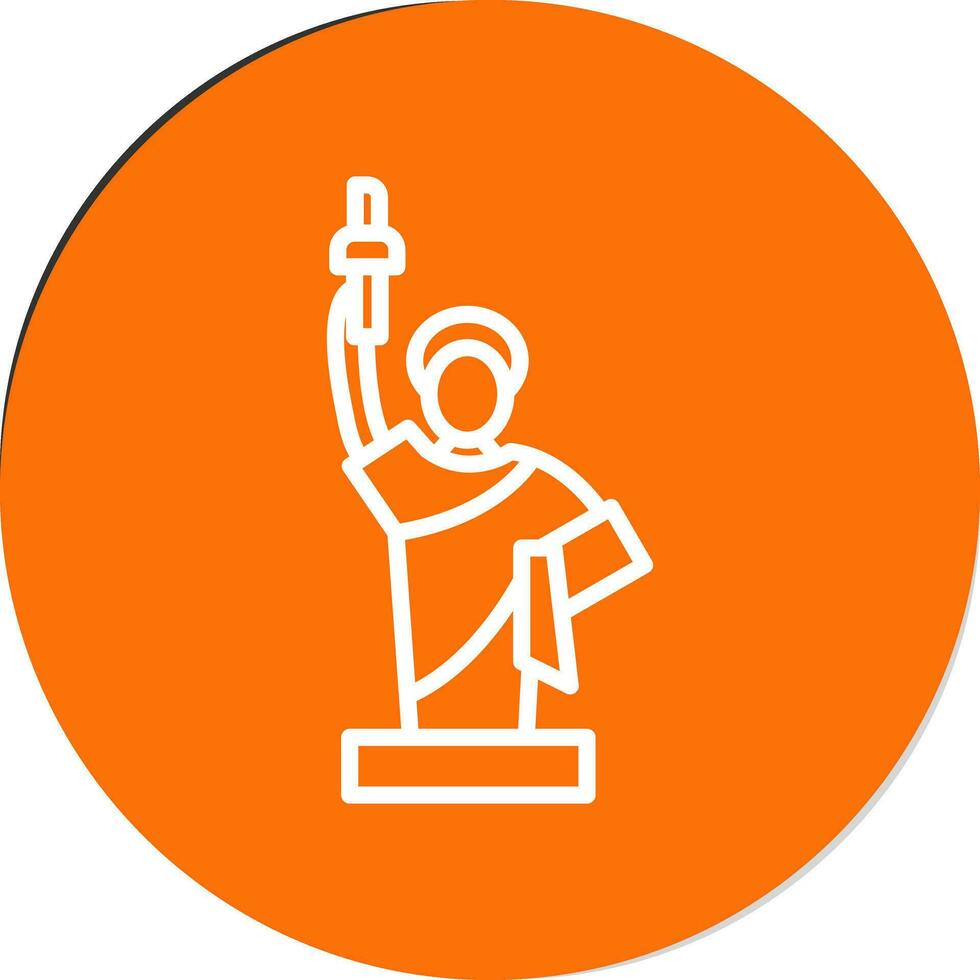 Statue Vector Icon Design