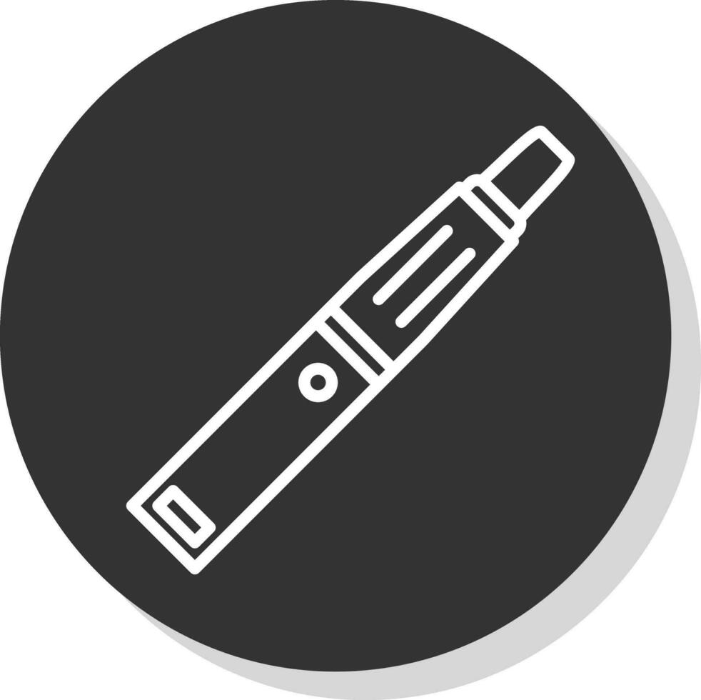 Electronic cigarette Vector Icon Design