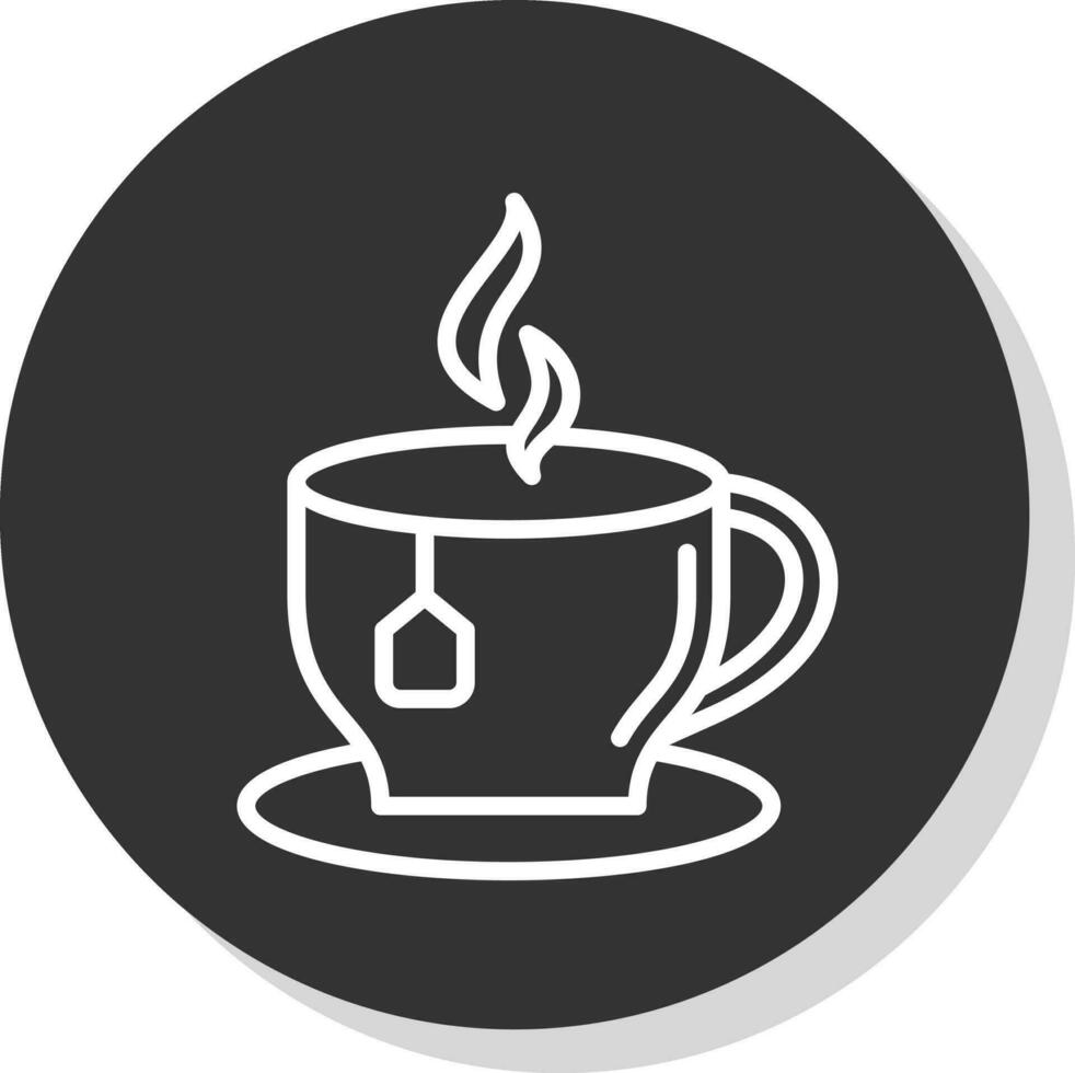 diseño de icono de vector de taza de té