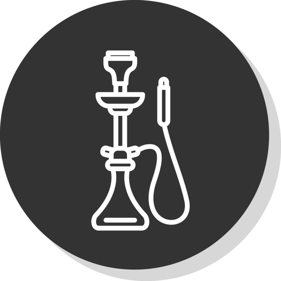 Hookah Vector Icon Design
