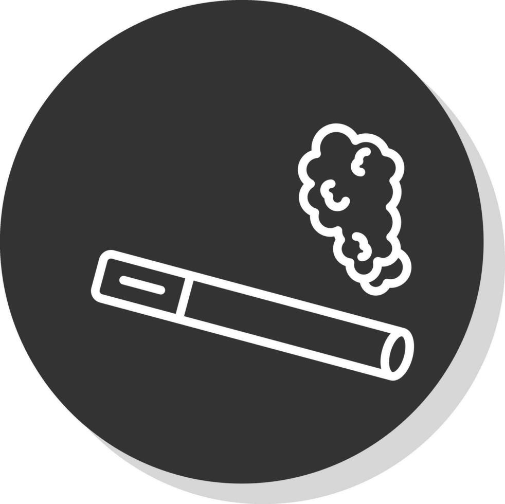 diseño de icono de vector de humo