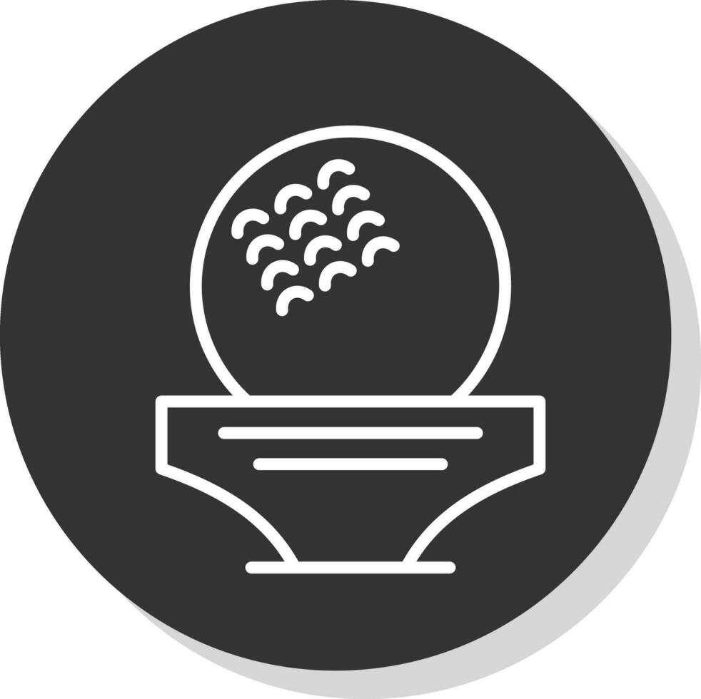 Golf ball Vector Icon Design