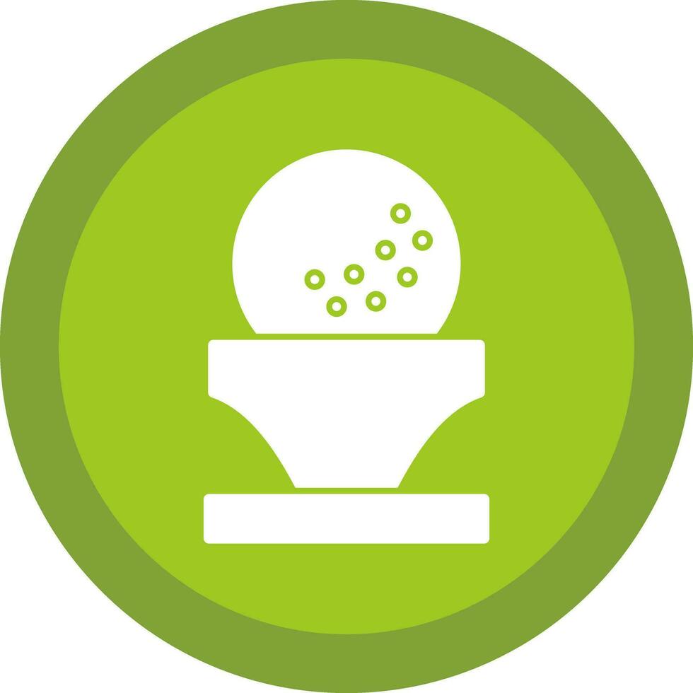 Golf ball Vector Icon Design