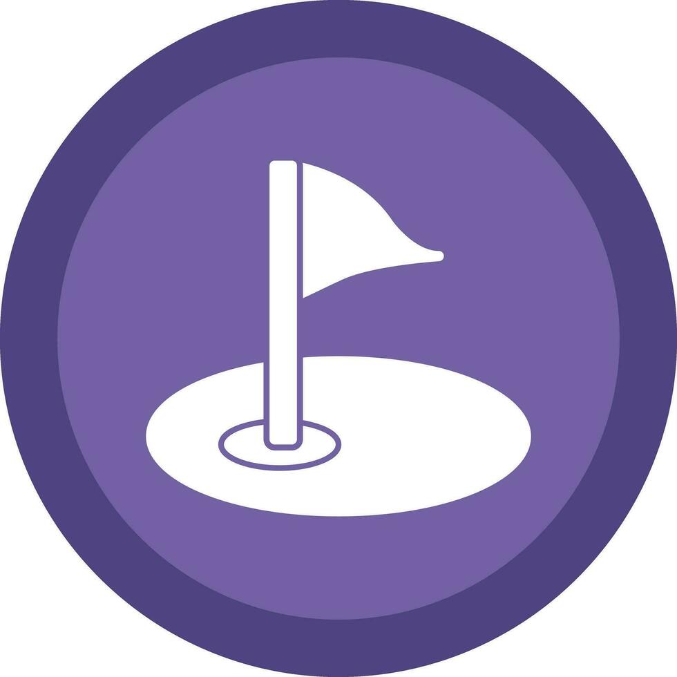 Golf course Vector Icon Design