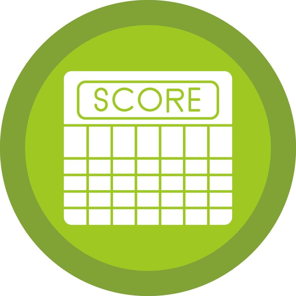 Score Vector Icon Design