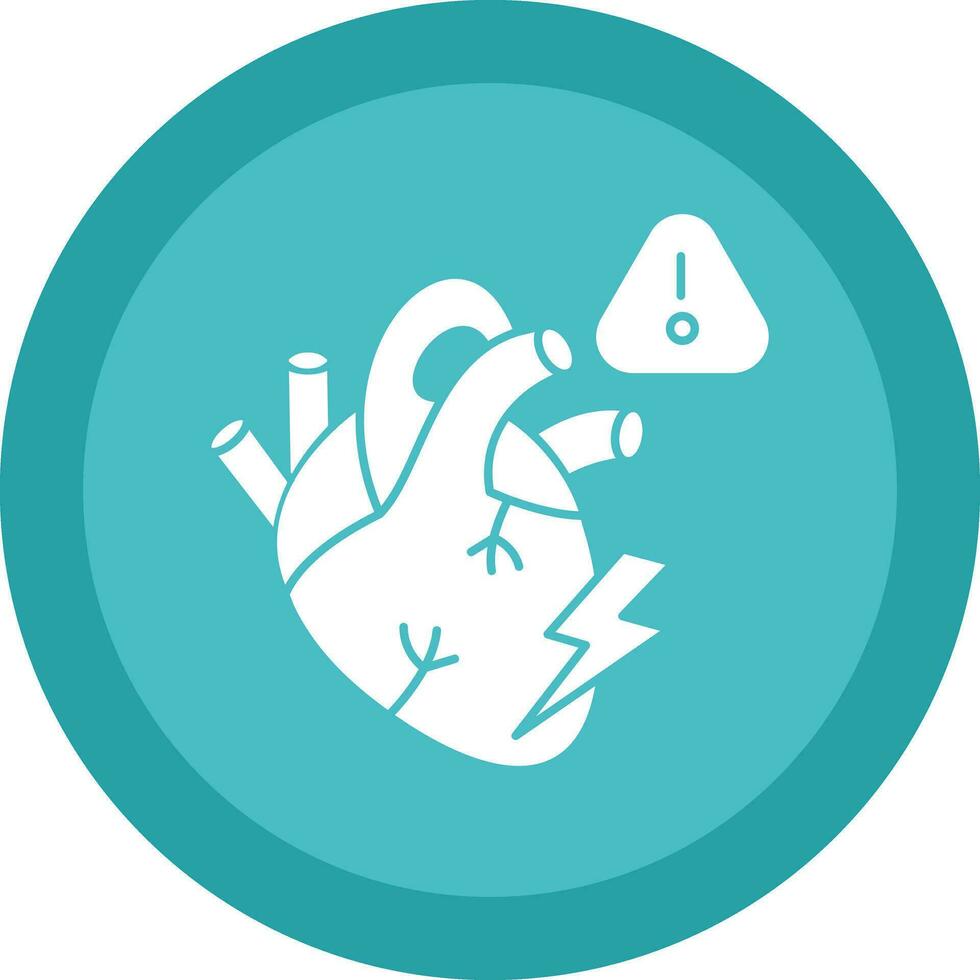 Heart attack Vector Icon Design