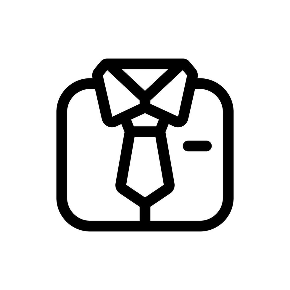 Simple Uniform icon. The icon can be used for websites, print templates, presentation templates, illustrations, etc vector