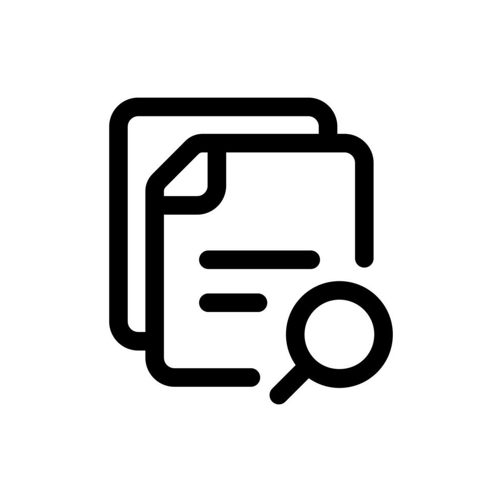 Simple Research icon. The icon can be used for websites, print templates, presentation templates, illustrations, etc vector