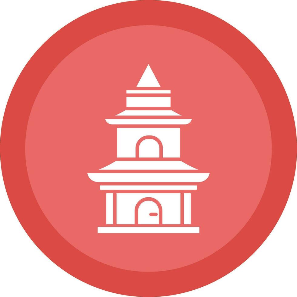 Temple Vector Icon Design