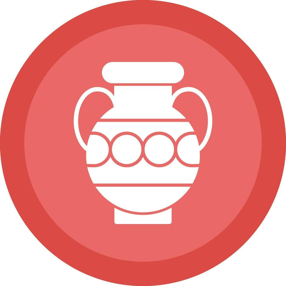 Amphora Vector Icon Design