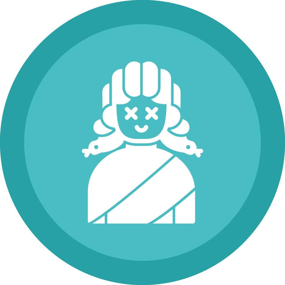 Medusa Vector Icon Design