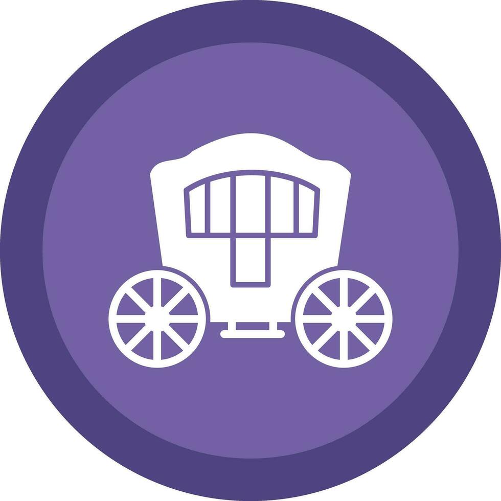 Carriage Vector Icon Design