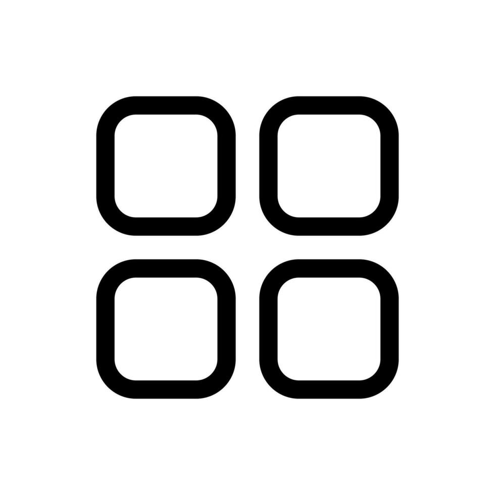 Simple Menu icon. The icon can be used for websites, print templates, presentation templates, illustrations, etc vector