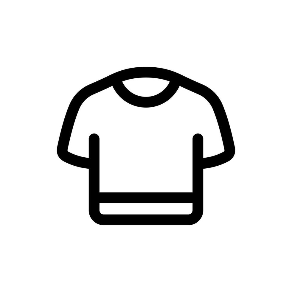 Simple Jersey icon. The icon can be used for websites, print templates, presentation templates, illustrations, etc vector