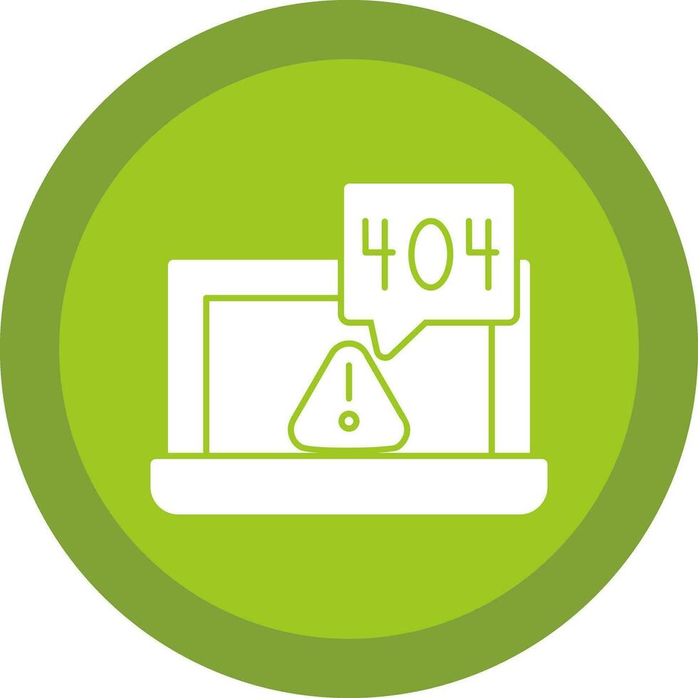 404 error Vector Icon Design