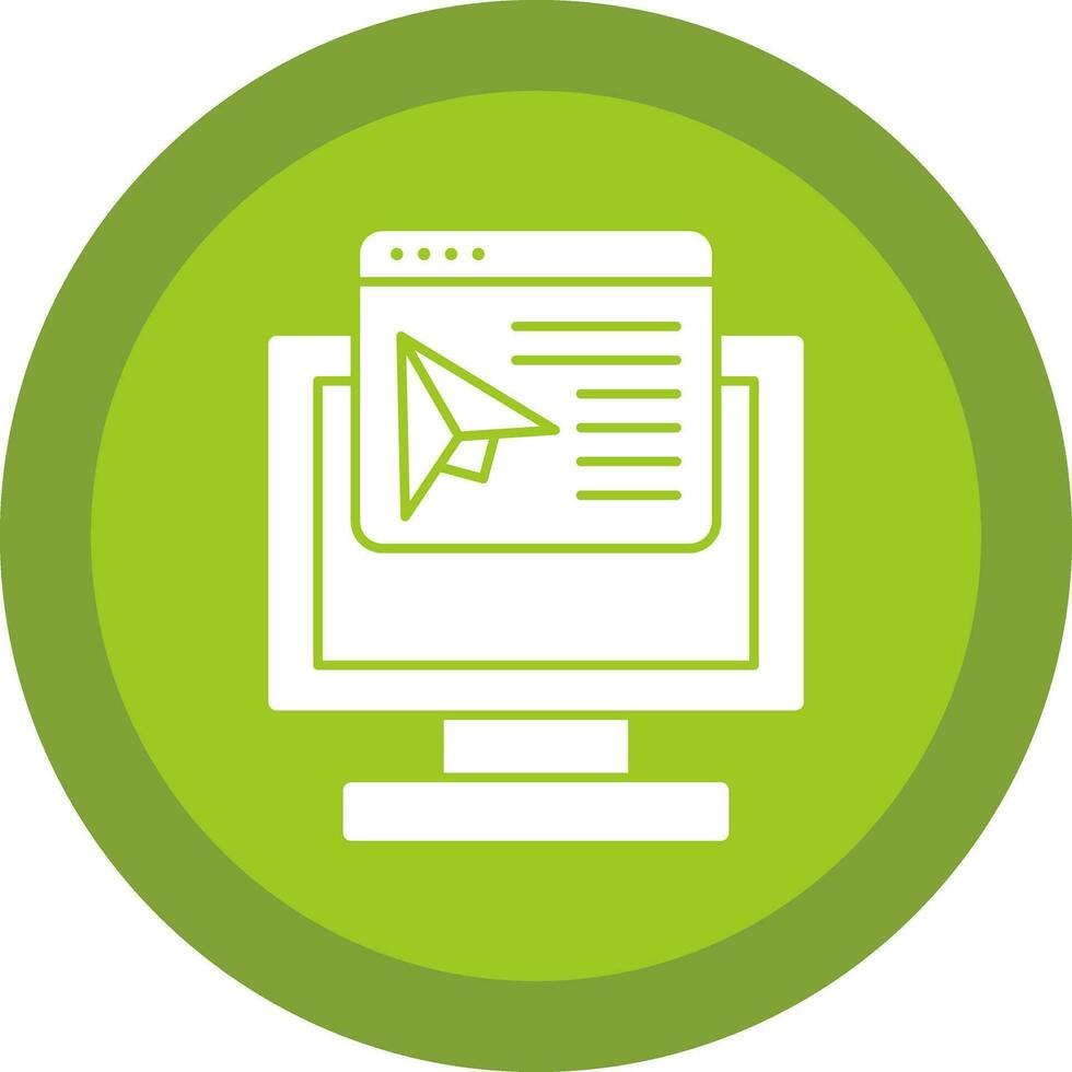 Landing page Vector Icon Design