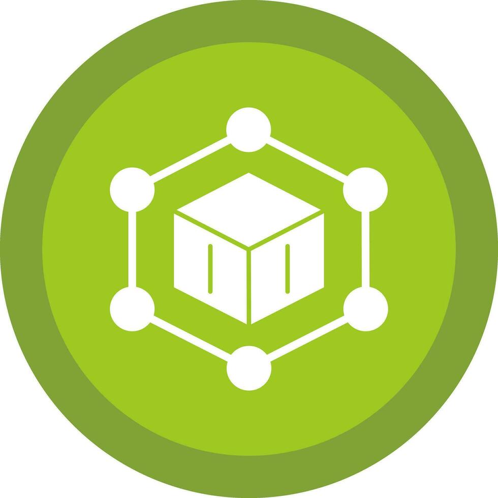 Blockchain Vector Icon Design