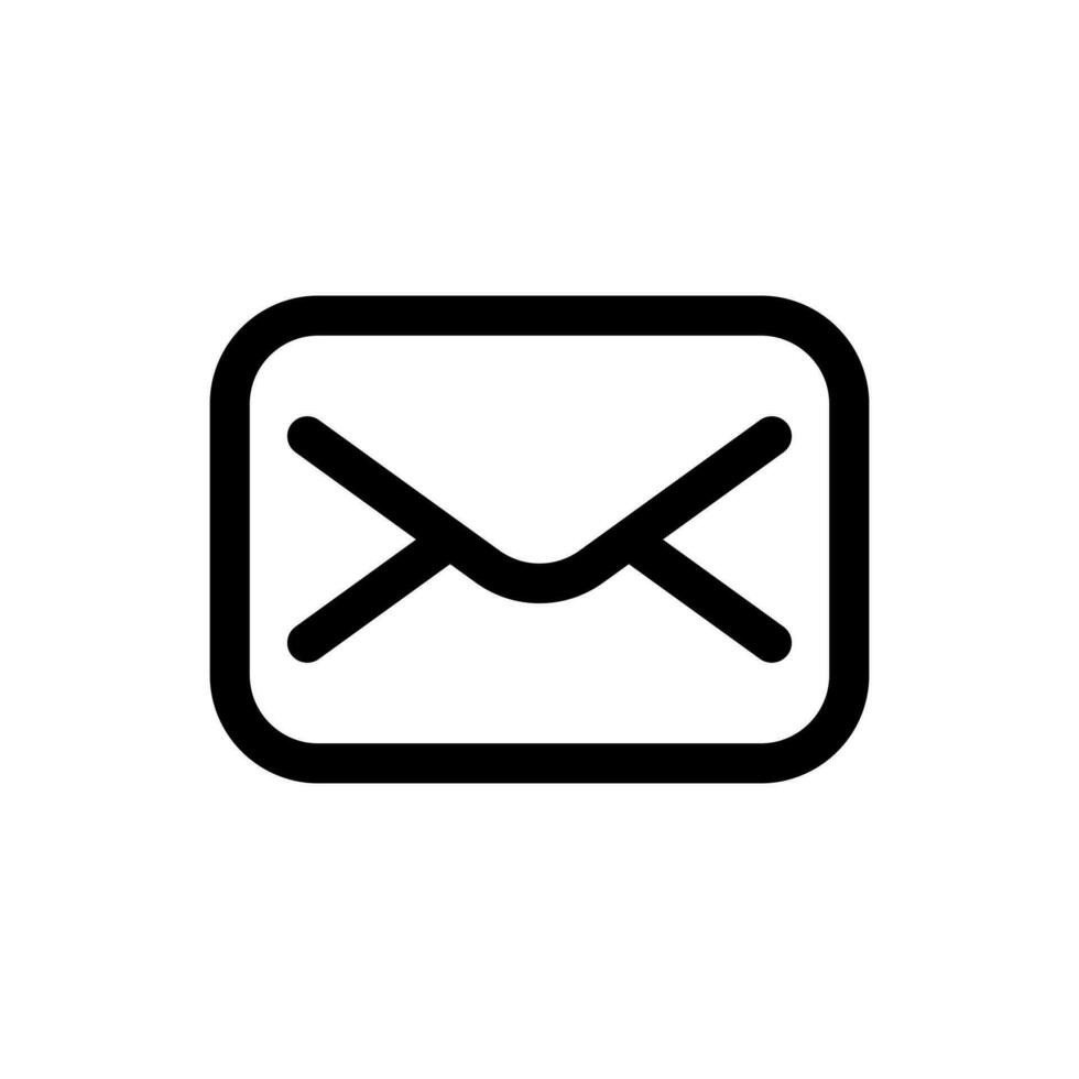 Simple Mail icon. The icon can be used for websites, print templates ...