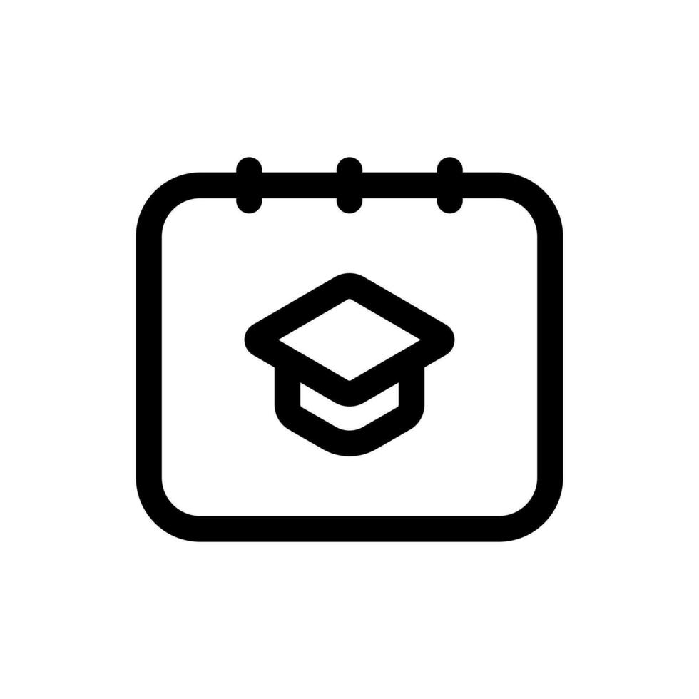Simple Graduation Day icon. The icon can be used for websites, print templates, presentation templates, illustrations, etc vector