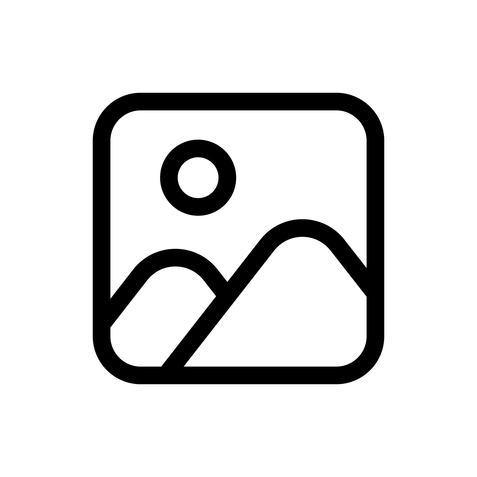 Simple Image icon. The icon can be used for websites, print templates ...