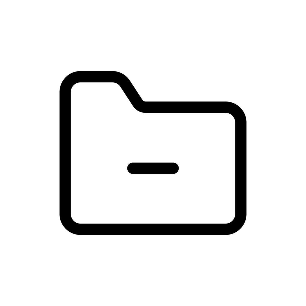 Simple Folder icon. The icon can be used for websites, print templates, presentation templates, illustrations, etc vector
