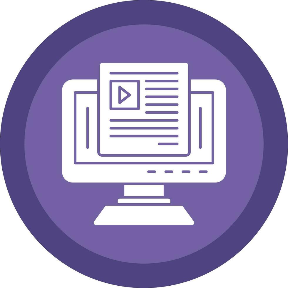 Blogging Vector Icon Design