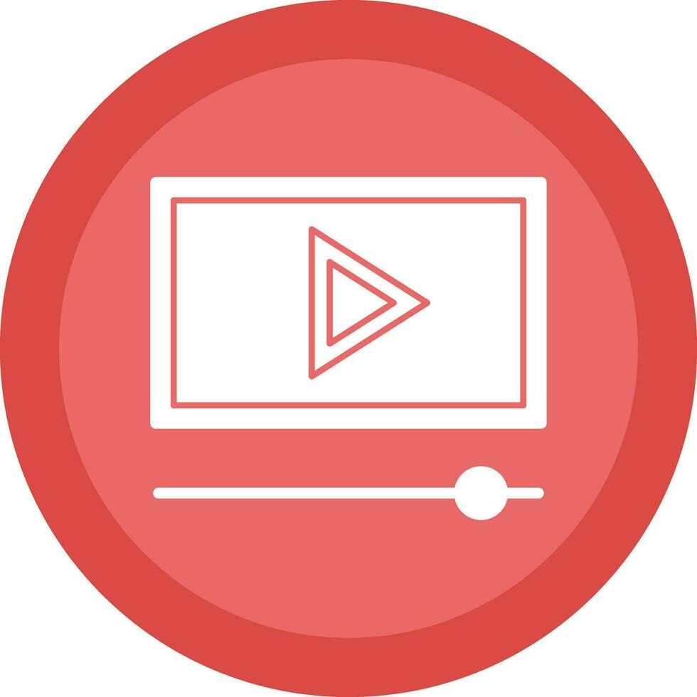 diseño de icono de vector de vídeo