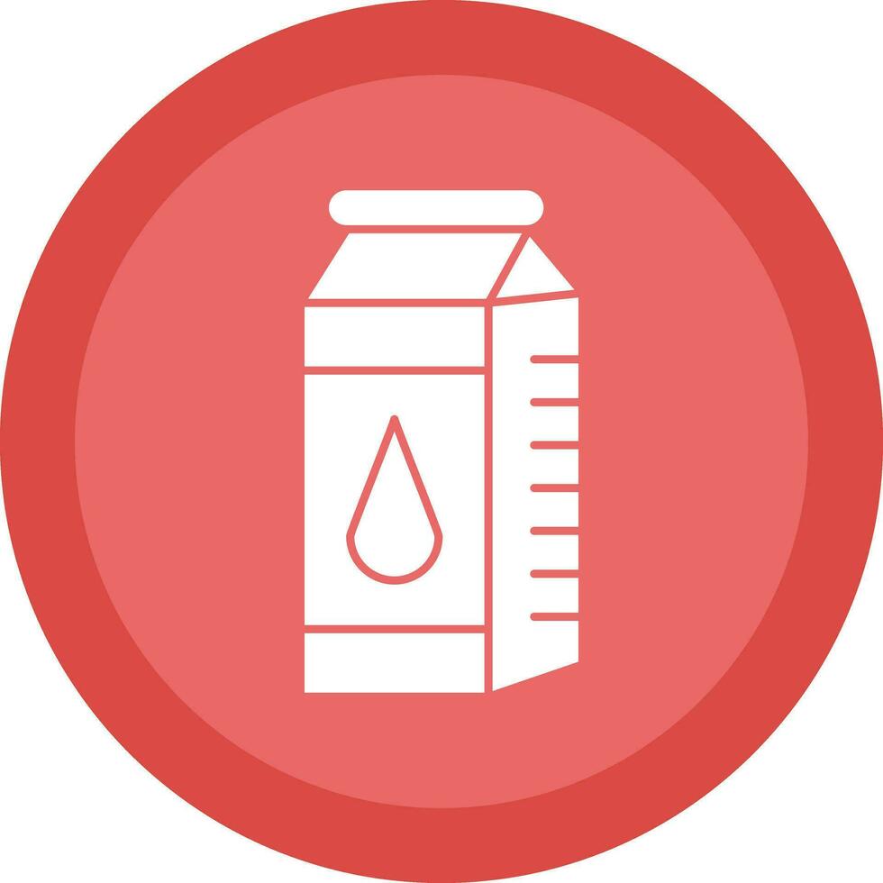 Milk box Vector Icon Design