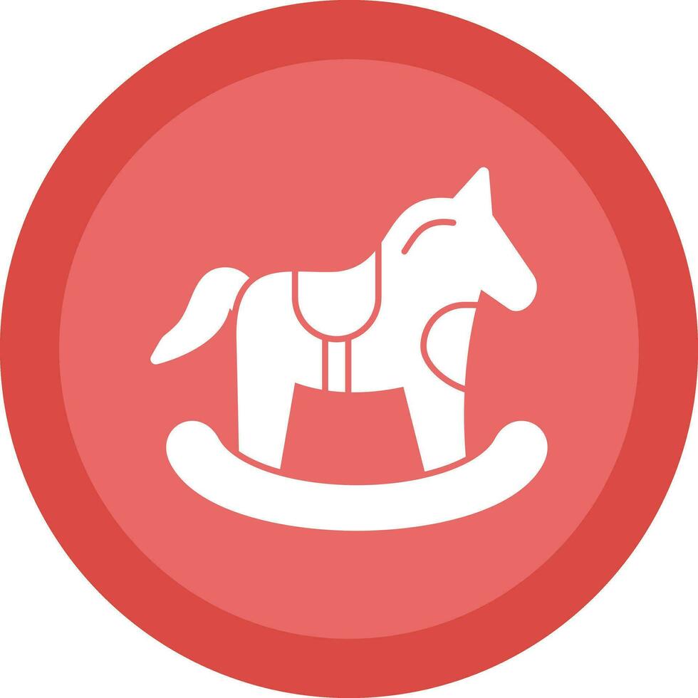 caballo juguete vector icono diseño