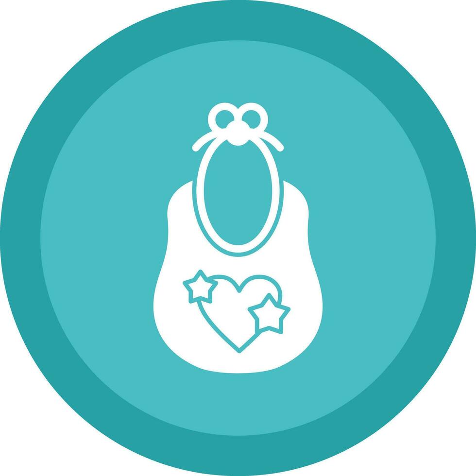 Baby bib Vector Icon Design