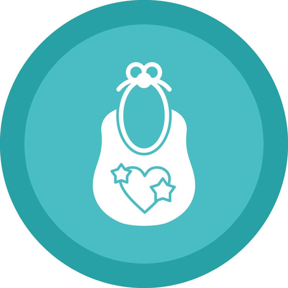 Baby bib Vector Icon Design