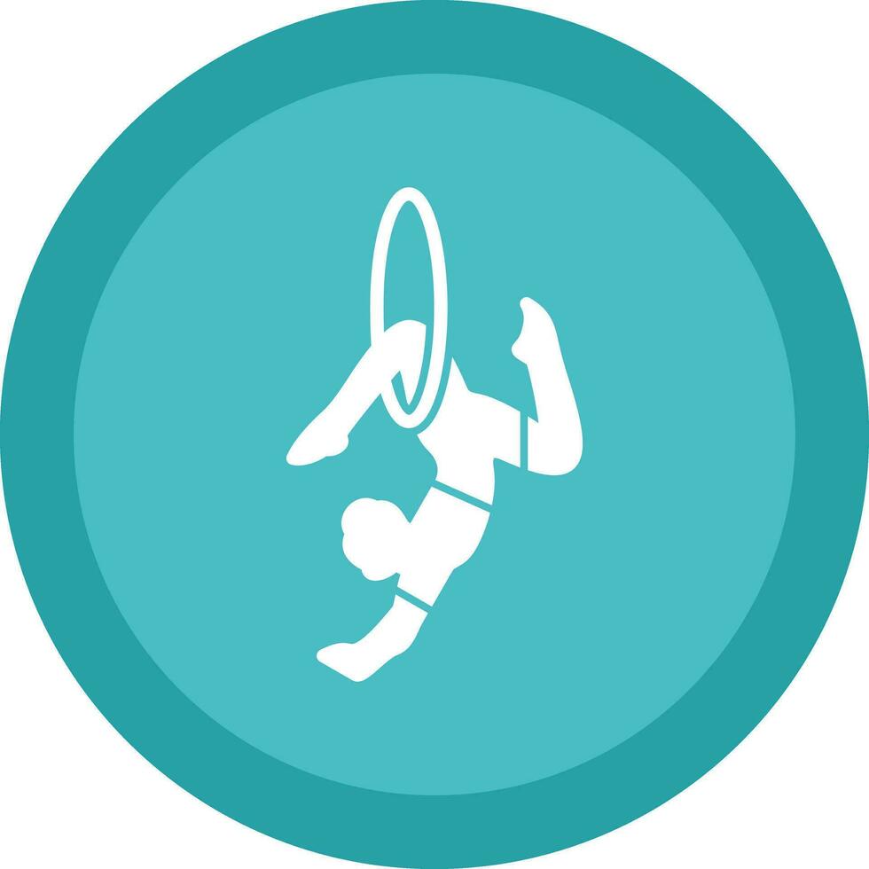 Trapeze artist Vector Icon Design