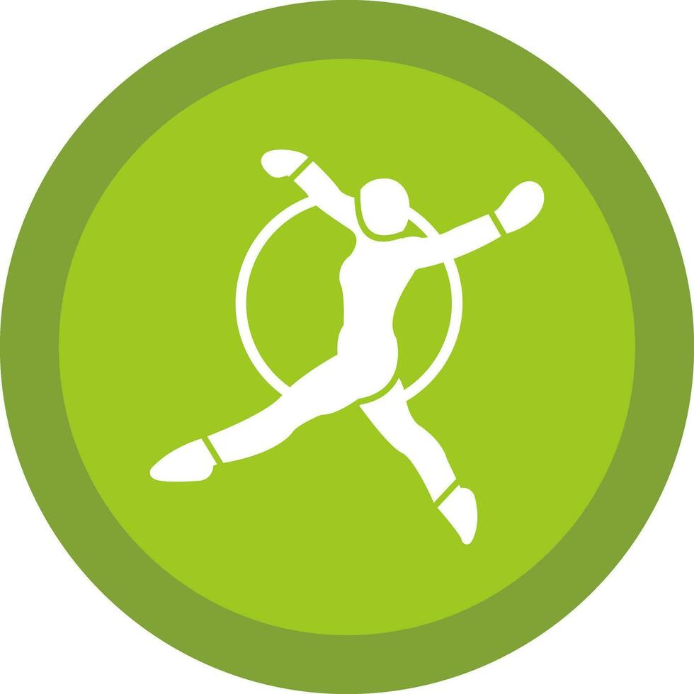 Trapeze artist Vector Icon Design