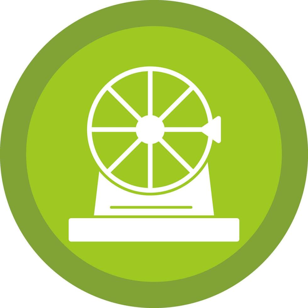 Wheel of fortune Vector Icon Design