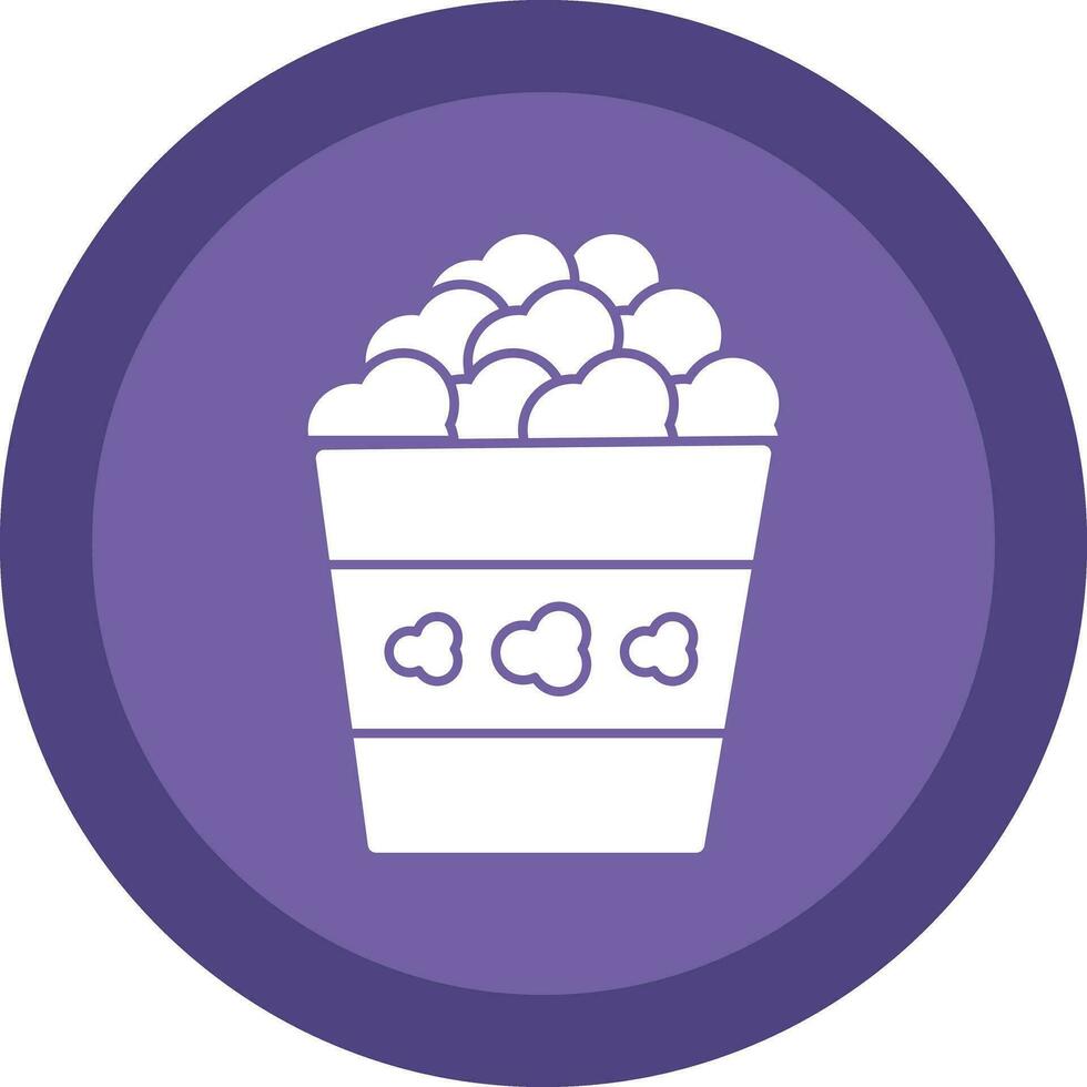 Popcorn Vector Icon Design