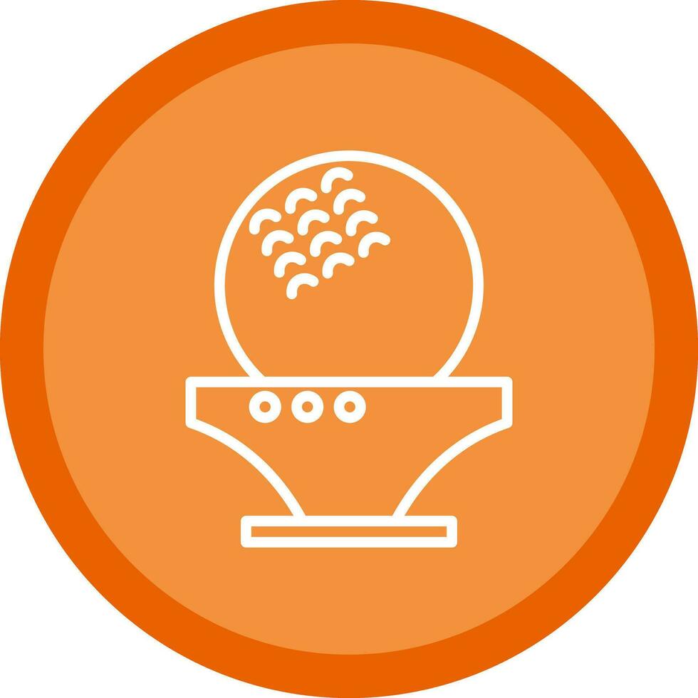 Golf ball Vector Icon Design