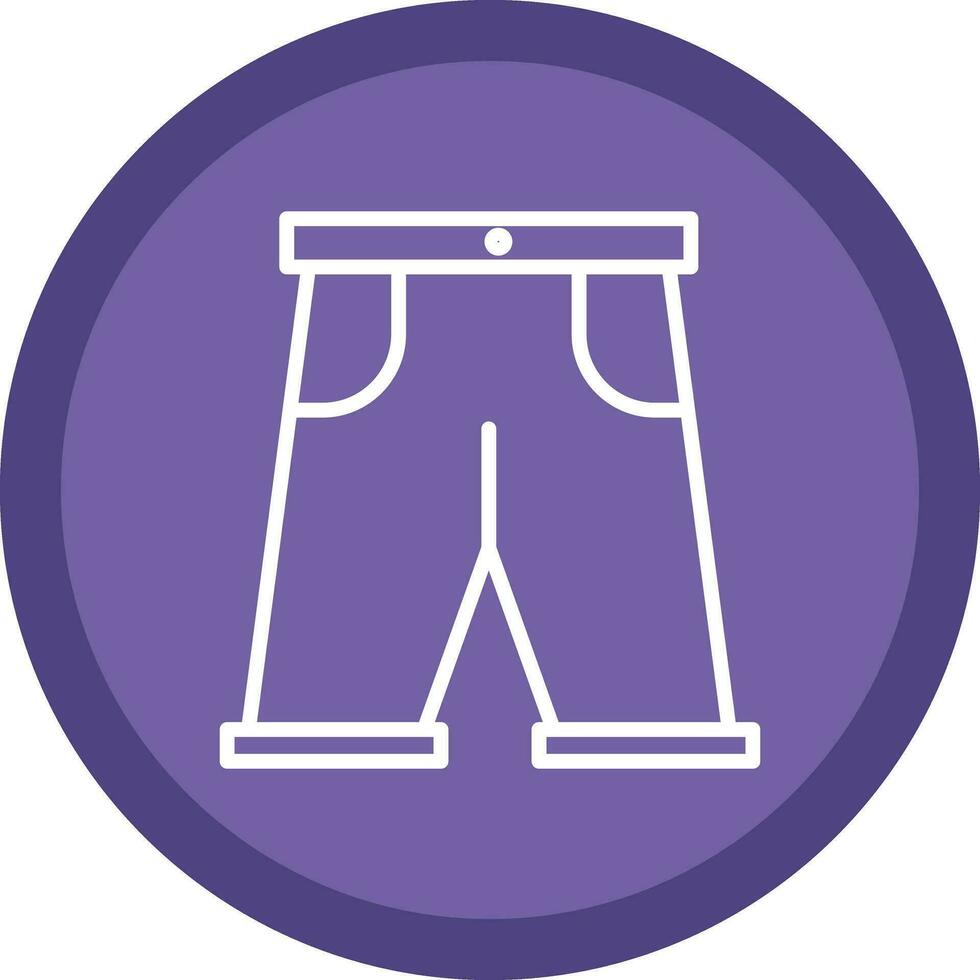 diseño de icono de vector de pantalones cortos