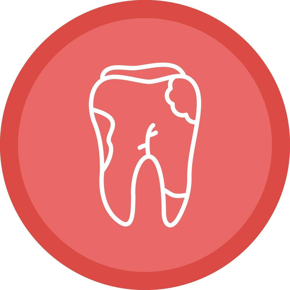 Caries Vector Icon Design