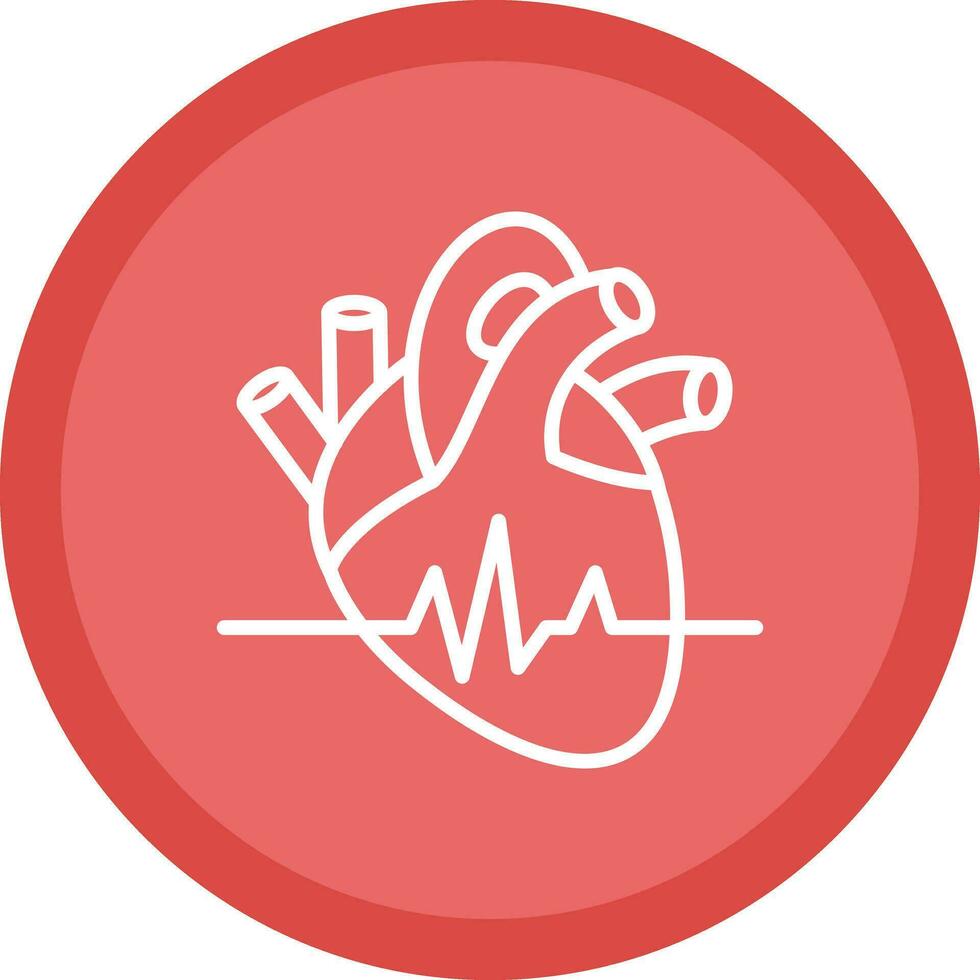 Heart rate Vector Icon Design