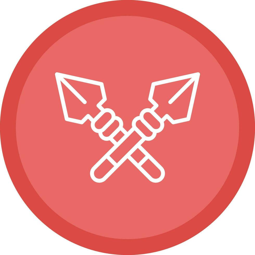 Spear Vector Icon Design