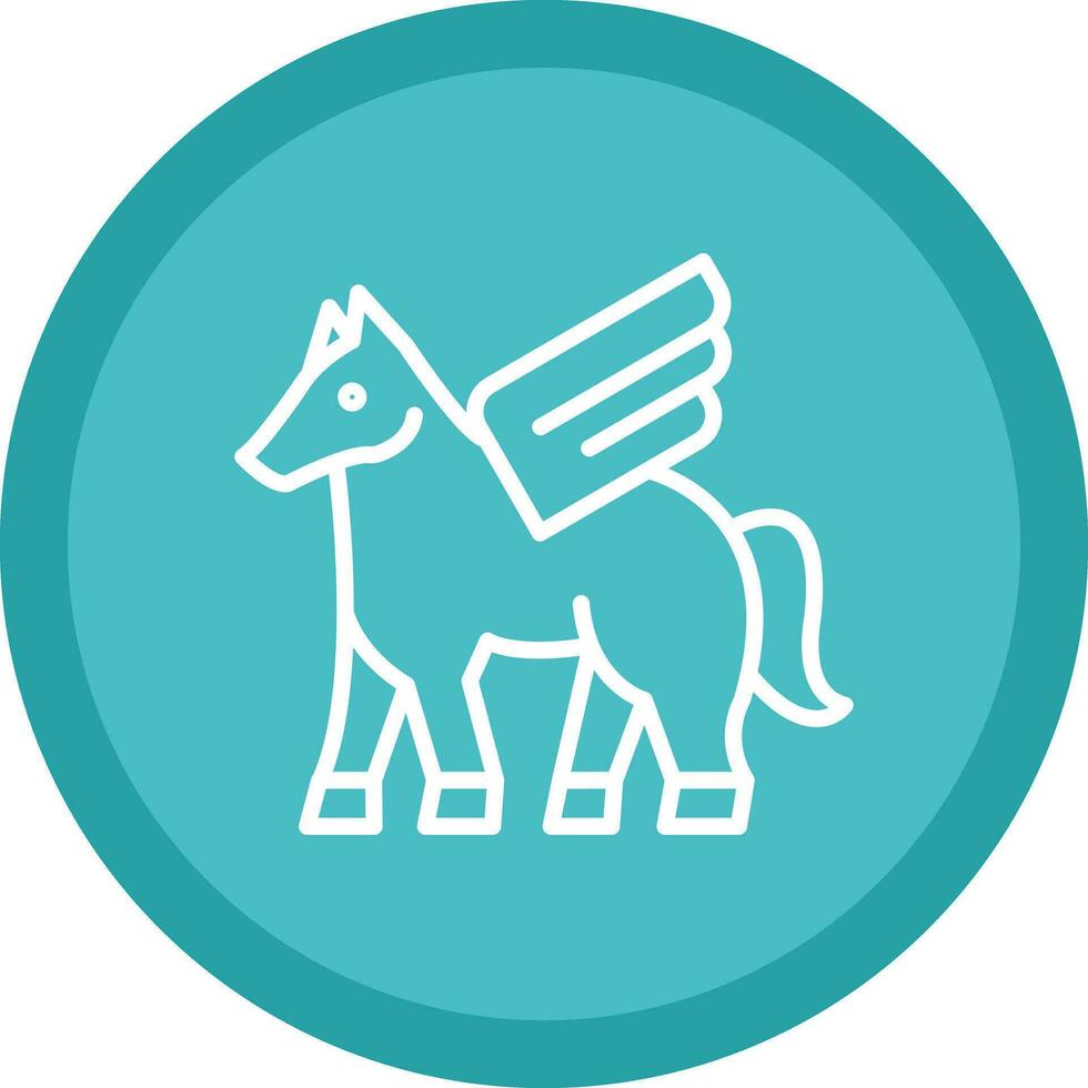 Pegasus Vector Icon Design