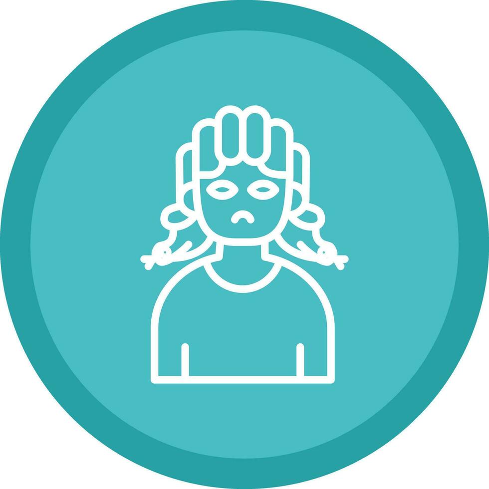 Medusa Vector Icon Design