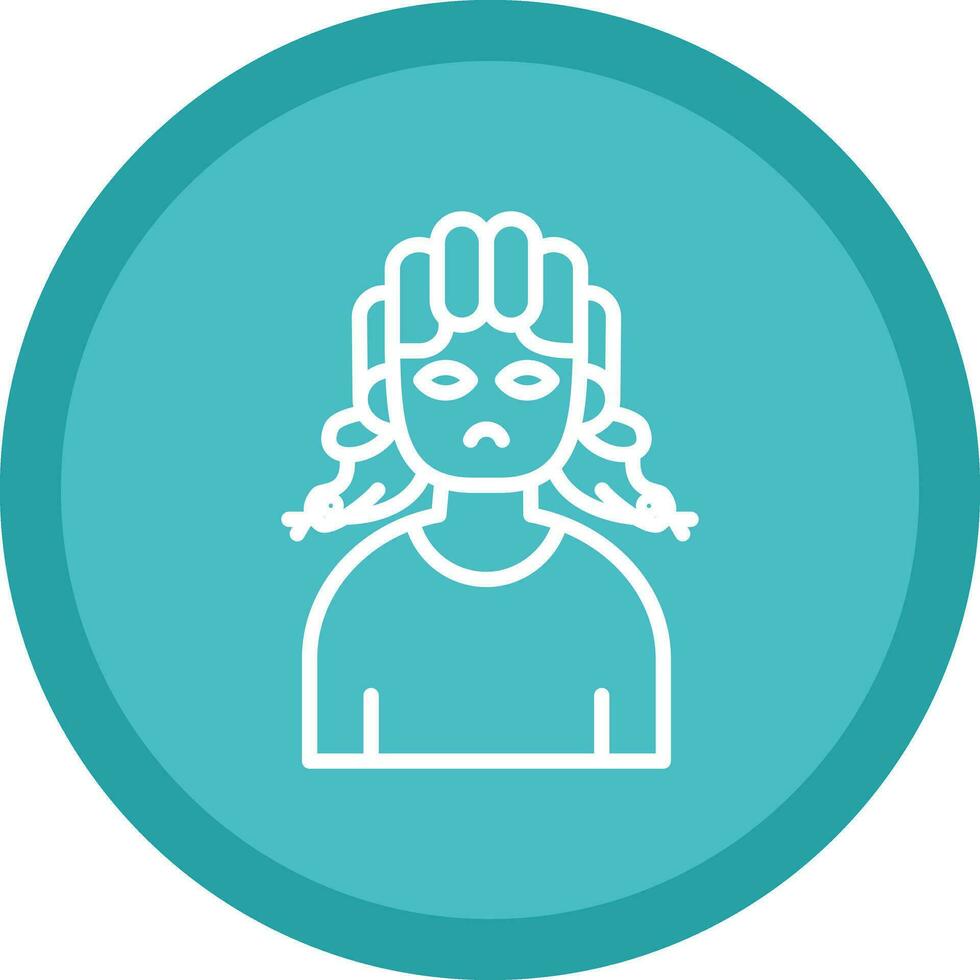 Medusa Vector Icon Design