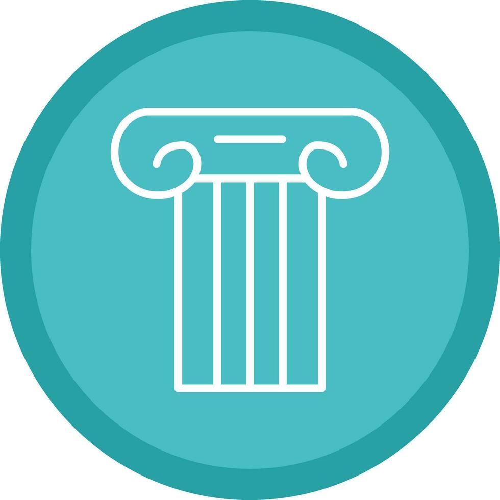 Ancient pillar Vector Icon Design