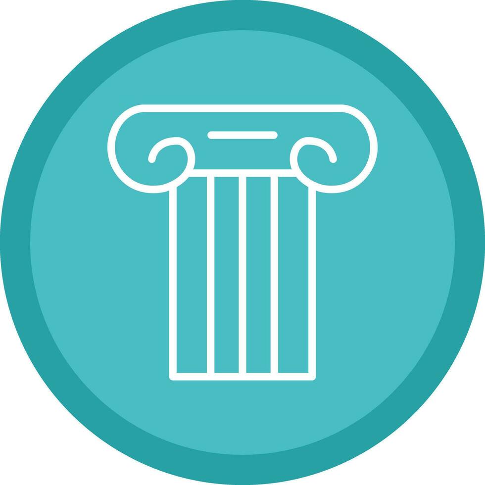 Ancient pillar Vector Icon Design