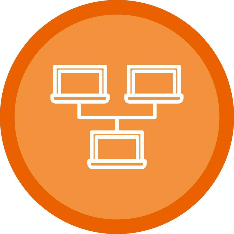 Local network Vector Icon Design